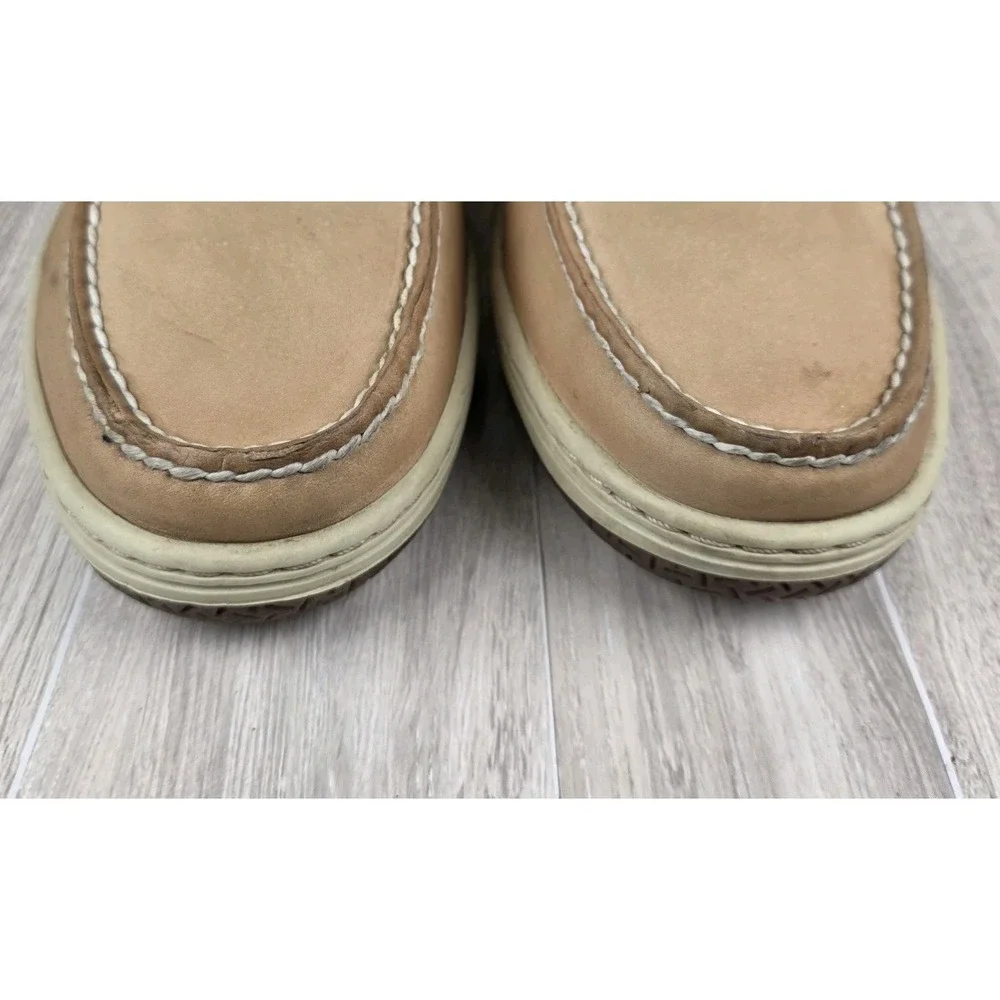 Sperry Top-Sider Billfish 3-Eye Men's Tan Leather Lace-Up Boat Shoes US 10M